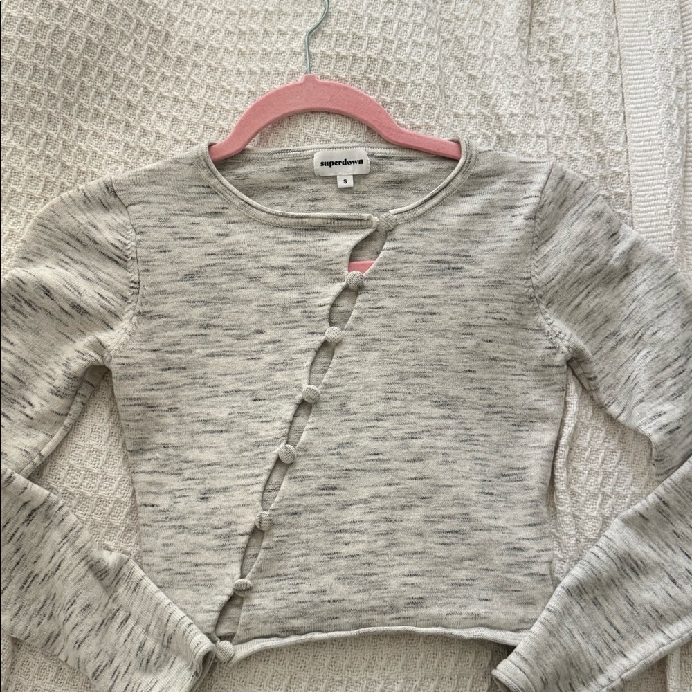 Super down long sleeve top